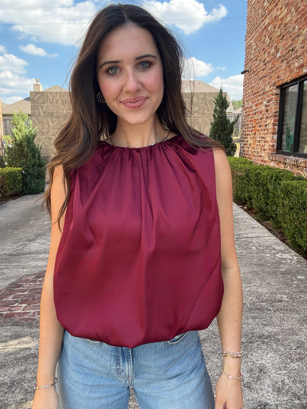 Satin Stitches Blouse