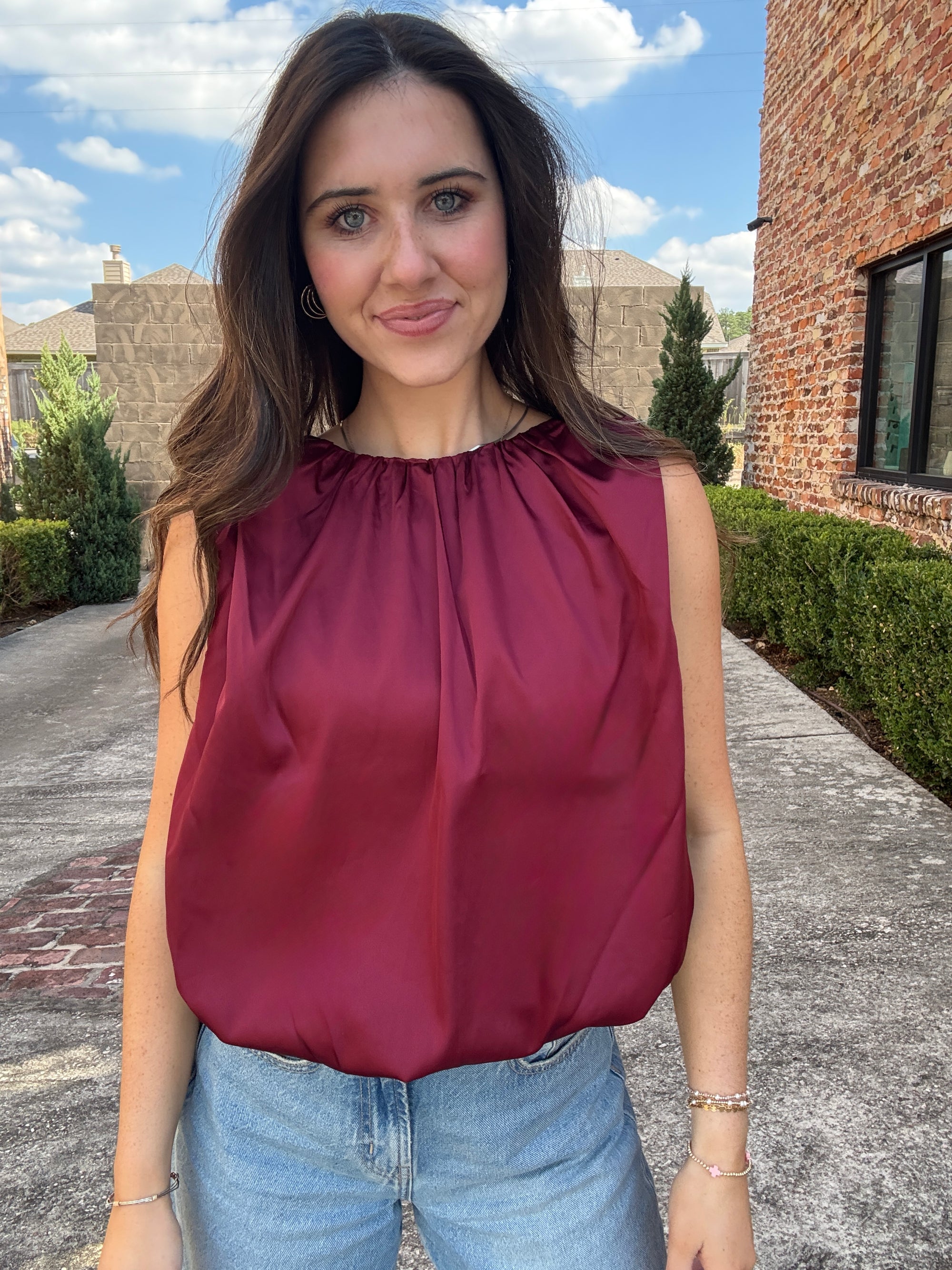 Satin Stitches Blouse