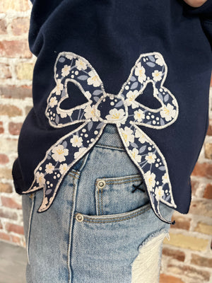 Floral Bow Sweatshirts