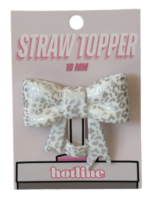 Bow Straw Toppers