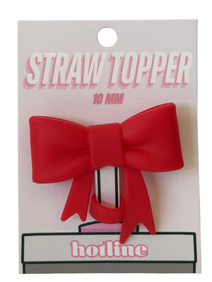Bow Straw Toppers