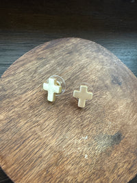Mini Cross Earrings