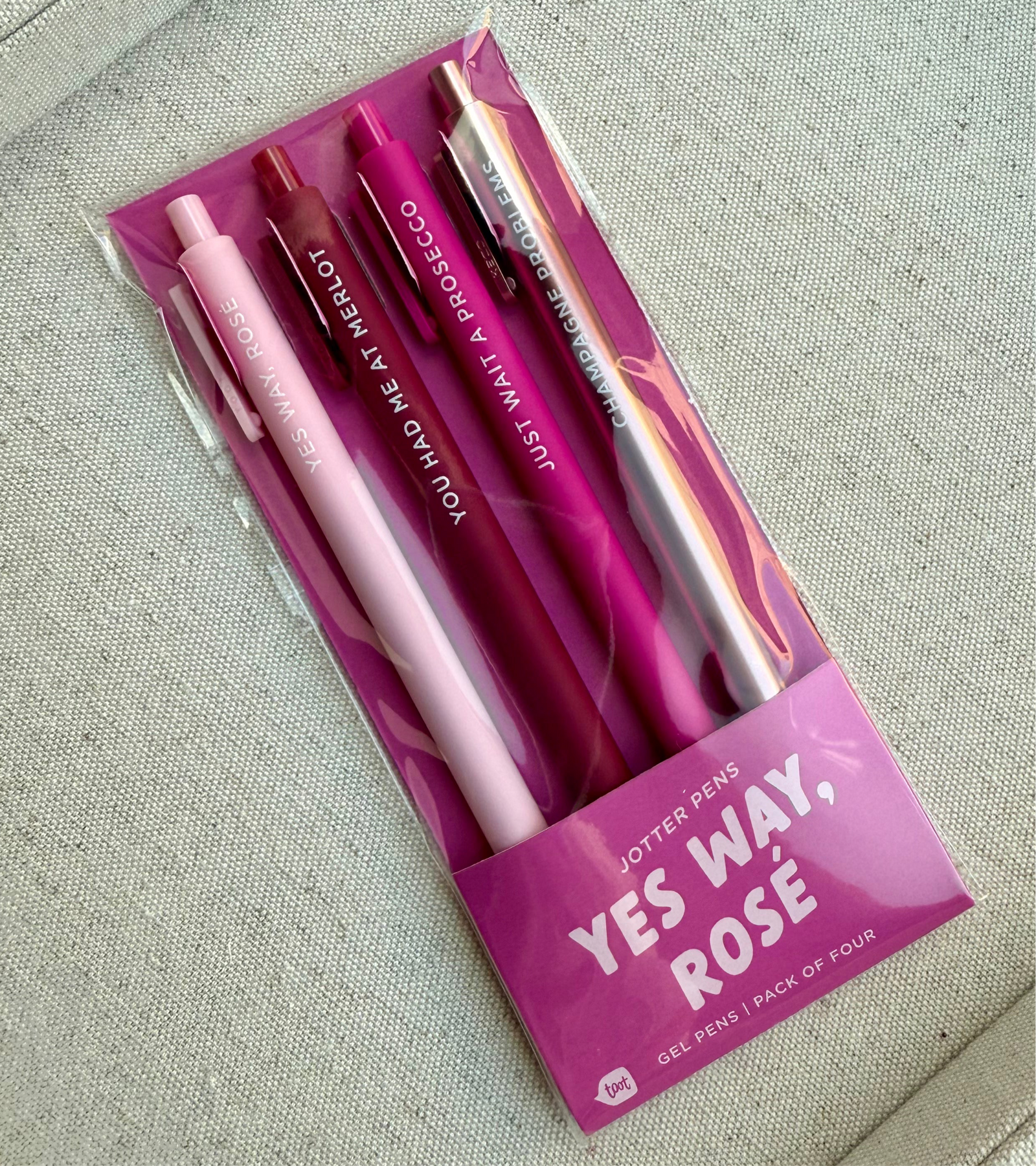 Yes Way Rose Jotter Pens