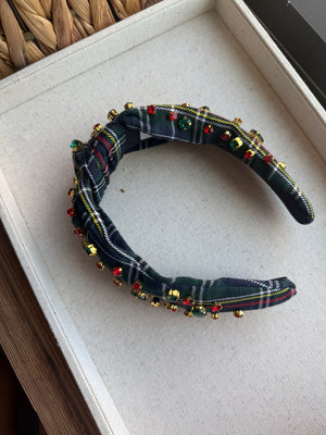 Christmas Plaid Headband