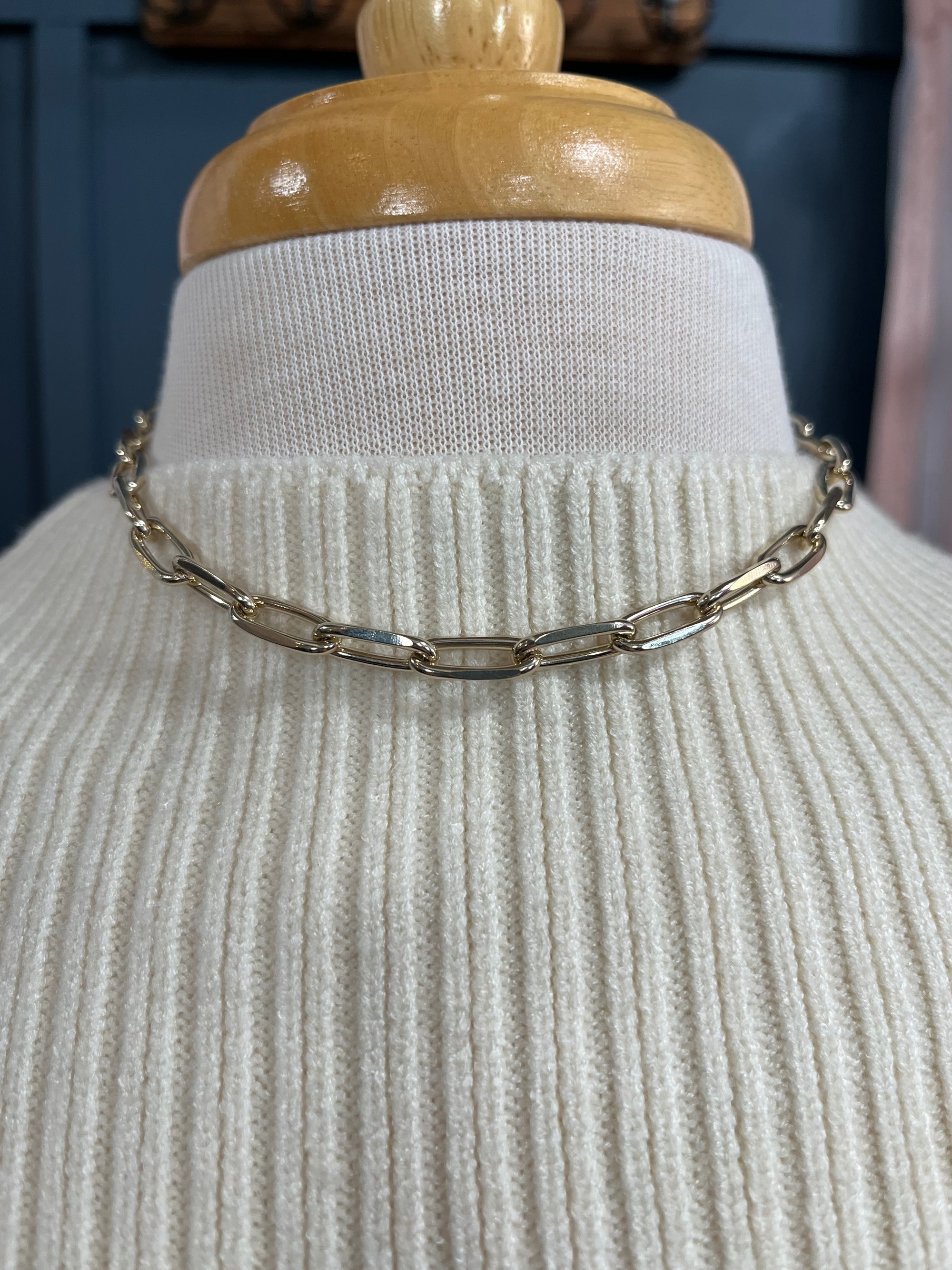 Silver Linked Necklace