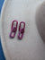 Fuchsia Link Earrings