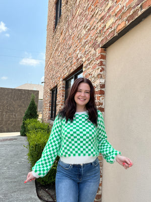 Checkered Sweater