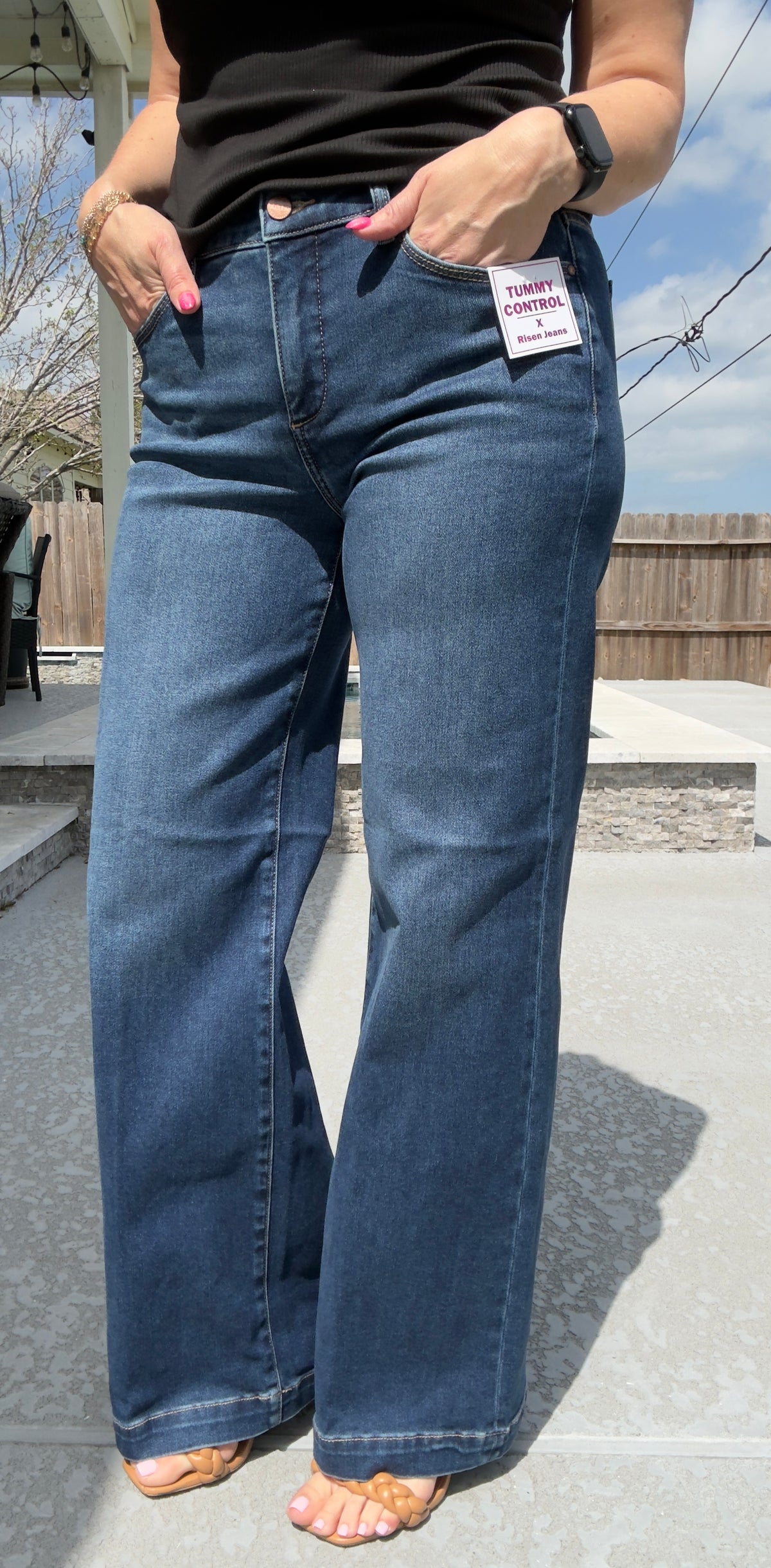 Dark wash jeans