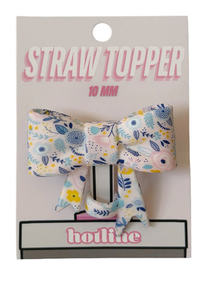 Bow Straw Toppers