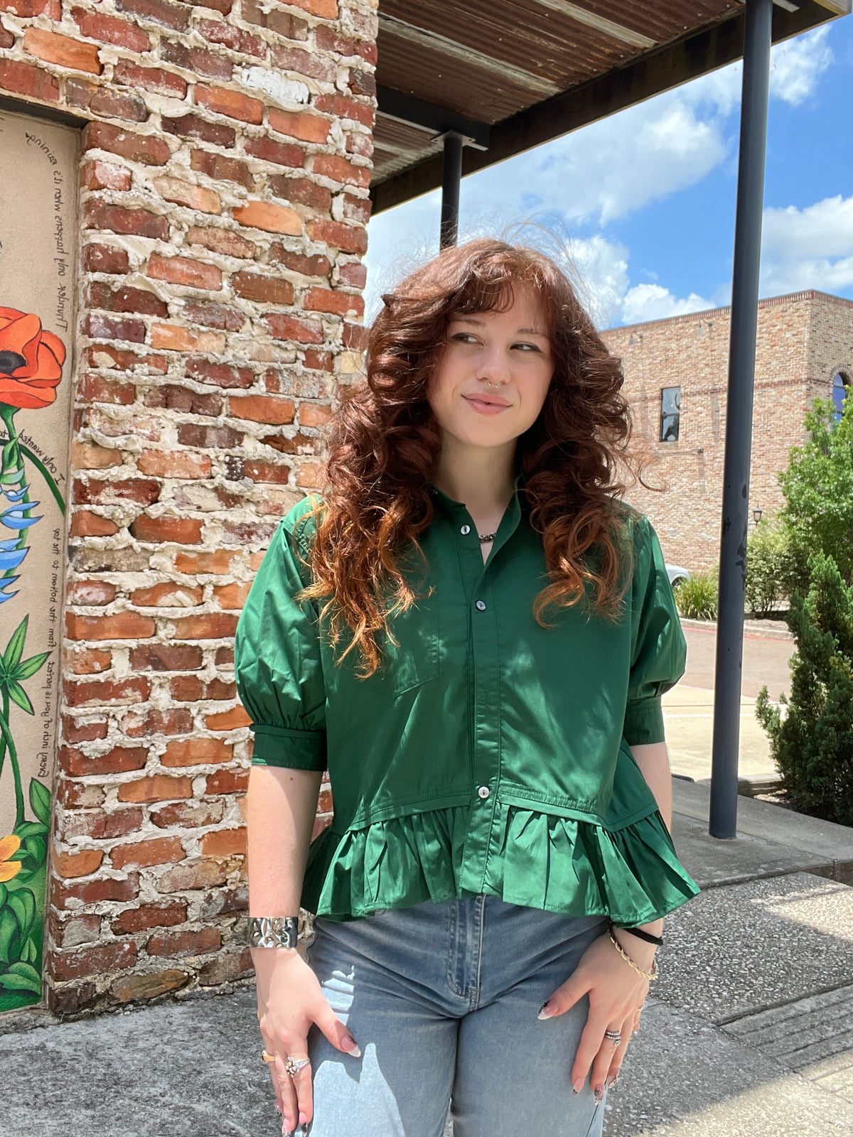 The City Hem Blouse