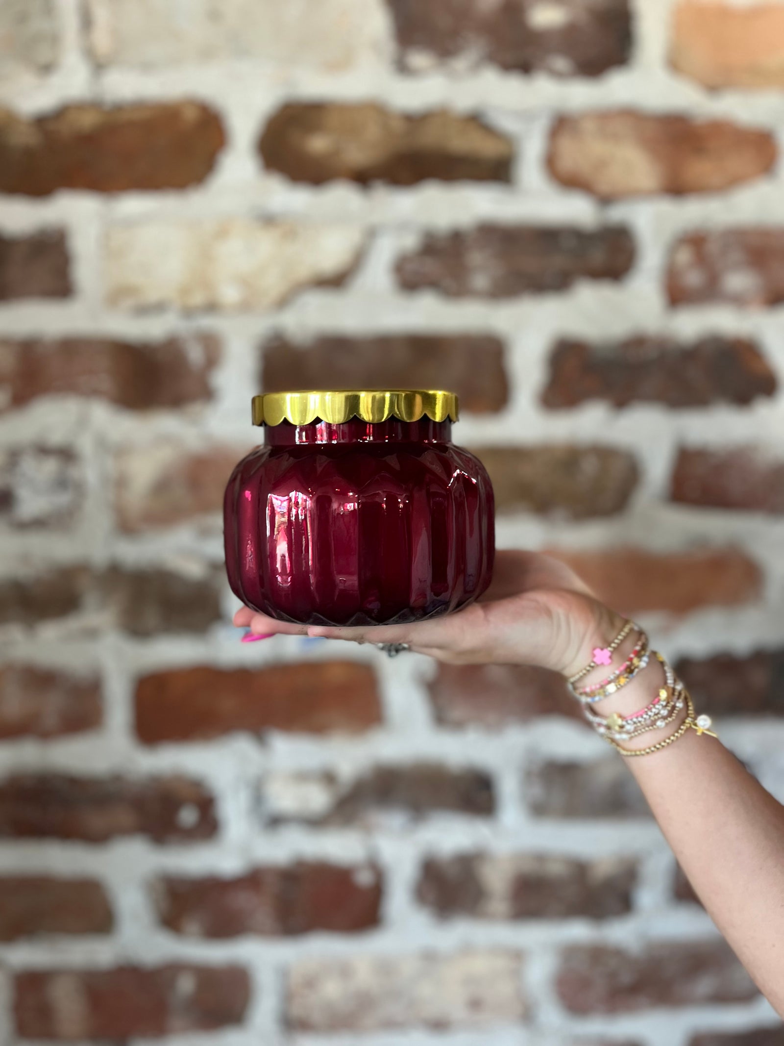 Capri Royal Gem Candle- Sugared Spice Twist