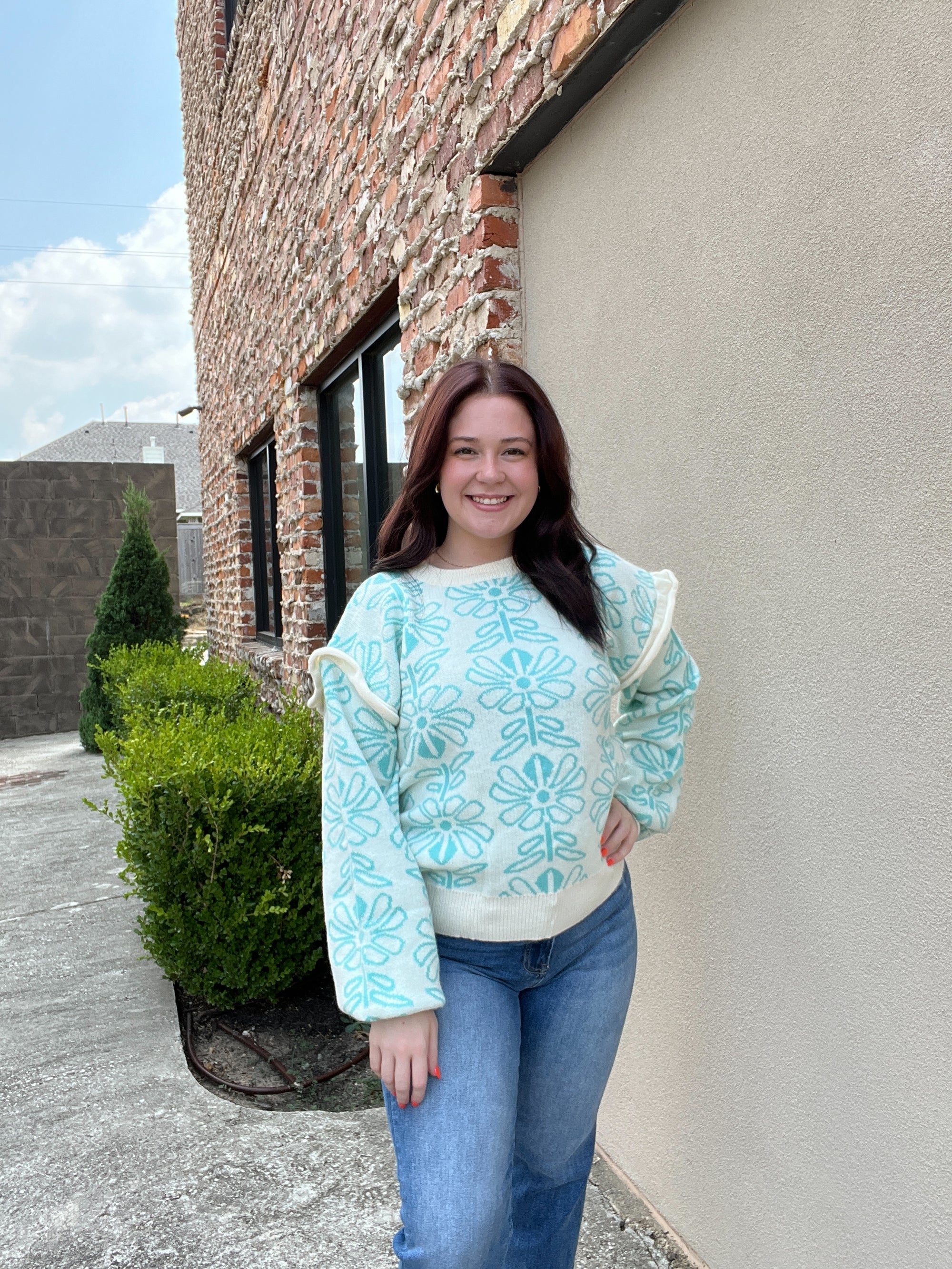 Turquoise Breeze Sweater