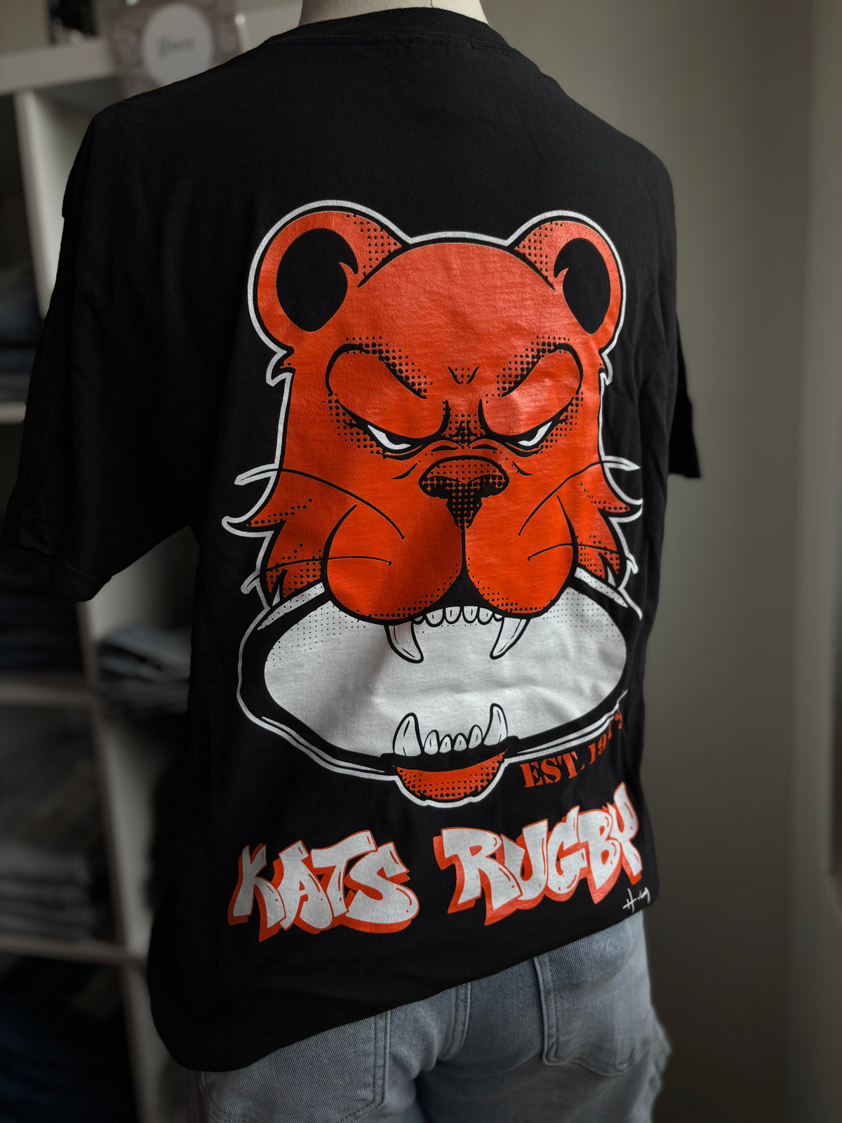 Bearkat Rugby Comfort Colors Tee