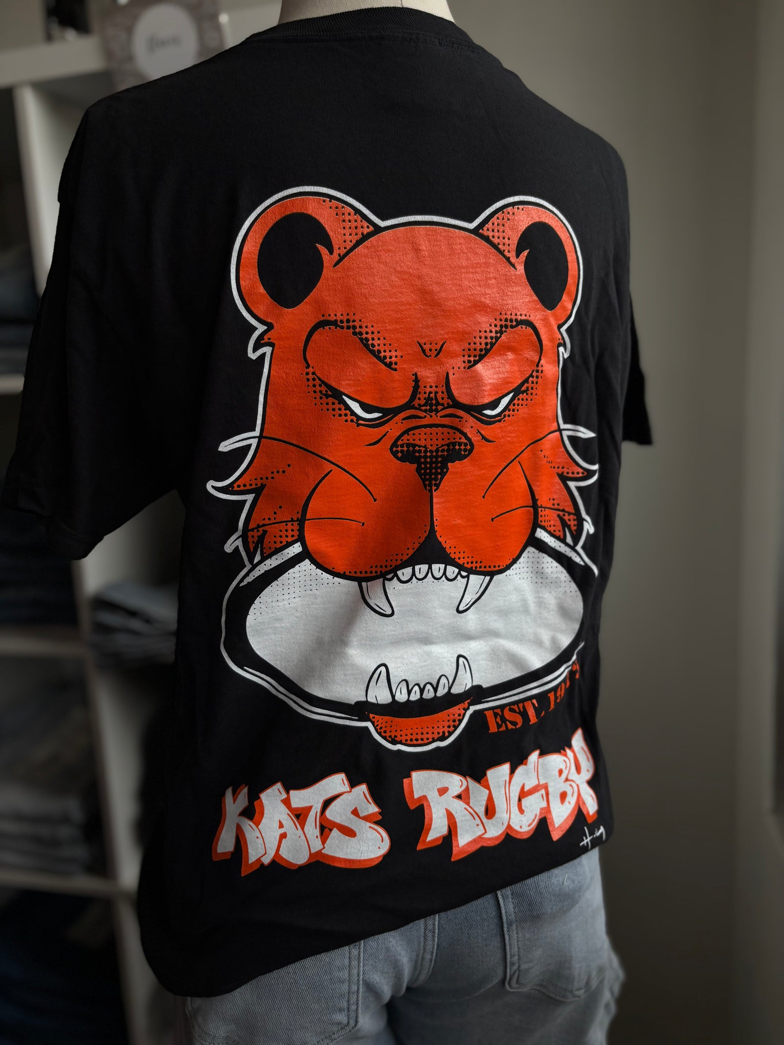 Bearkat Rugby Comfort Colors Tee