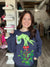 Queen of Sparkles Grinch Mistletoe Hand Sweatshirt