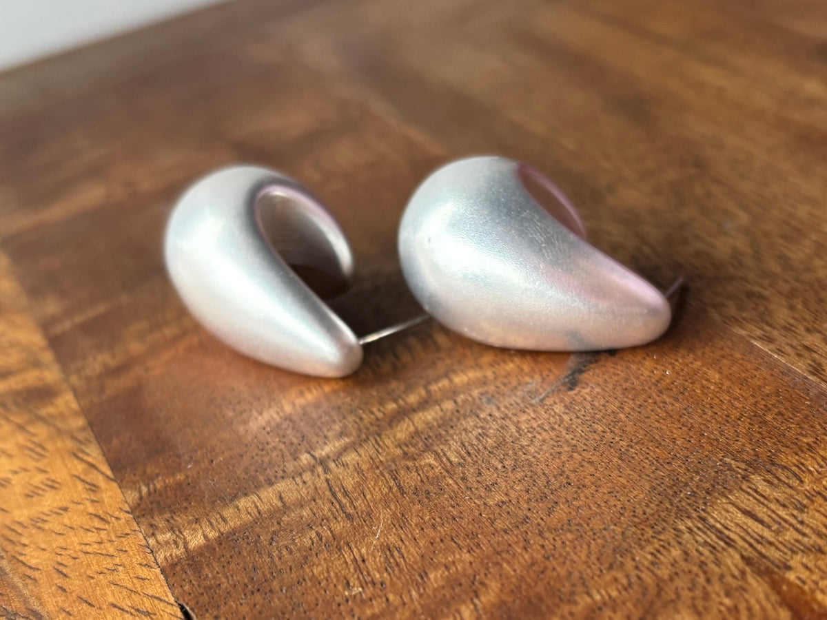 Silver Drop Stud