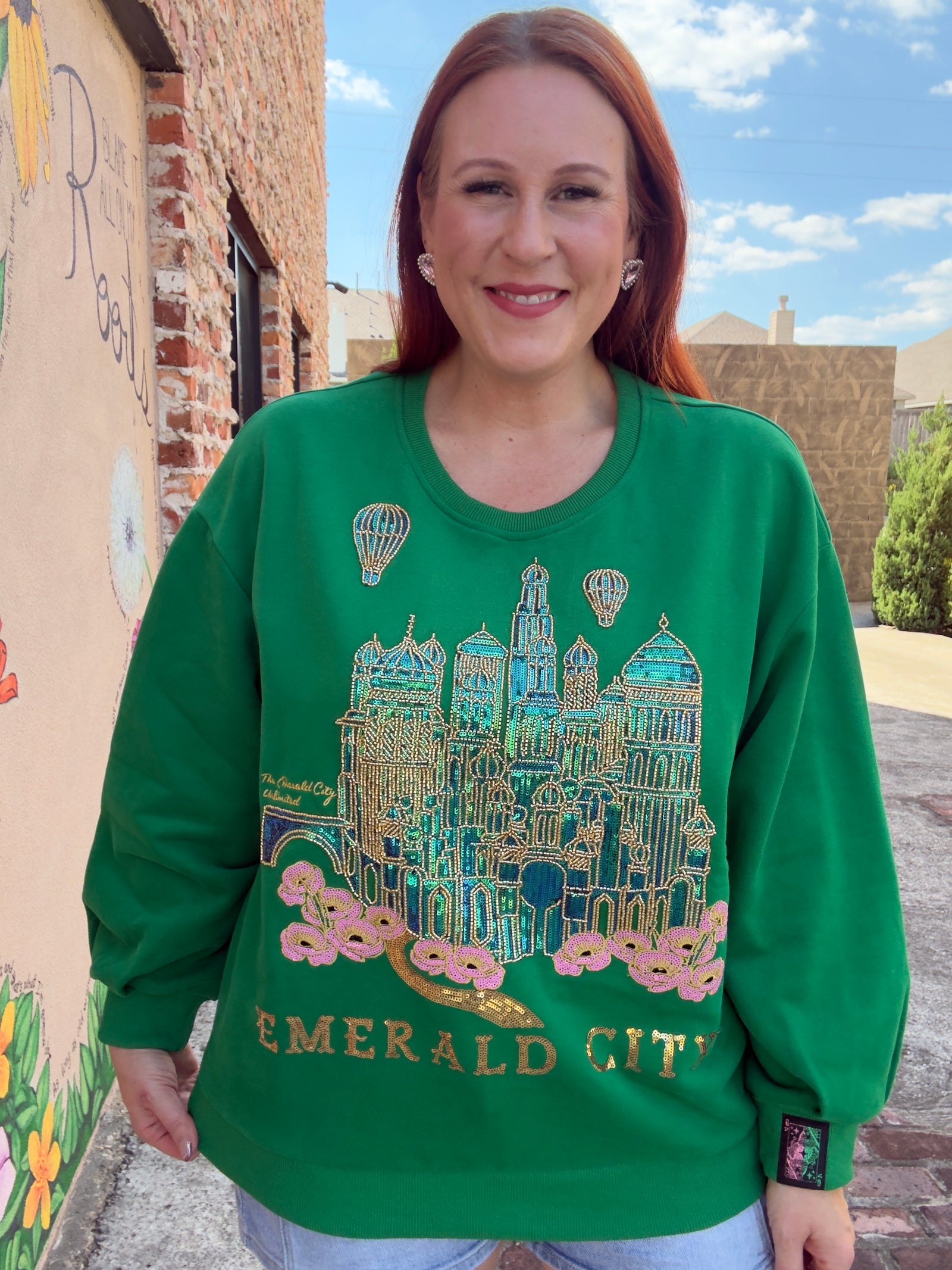 Queen of Sparkles Licensed Emerald City Sweatshirt