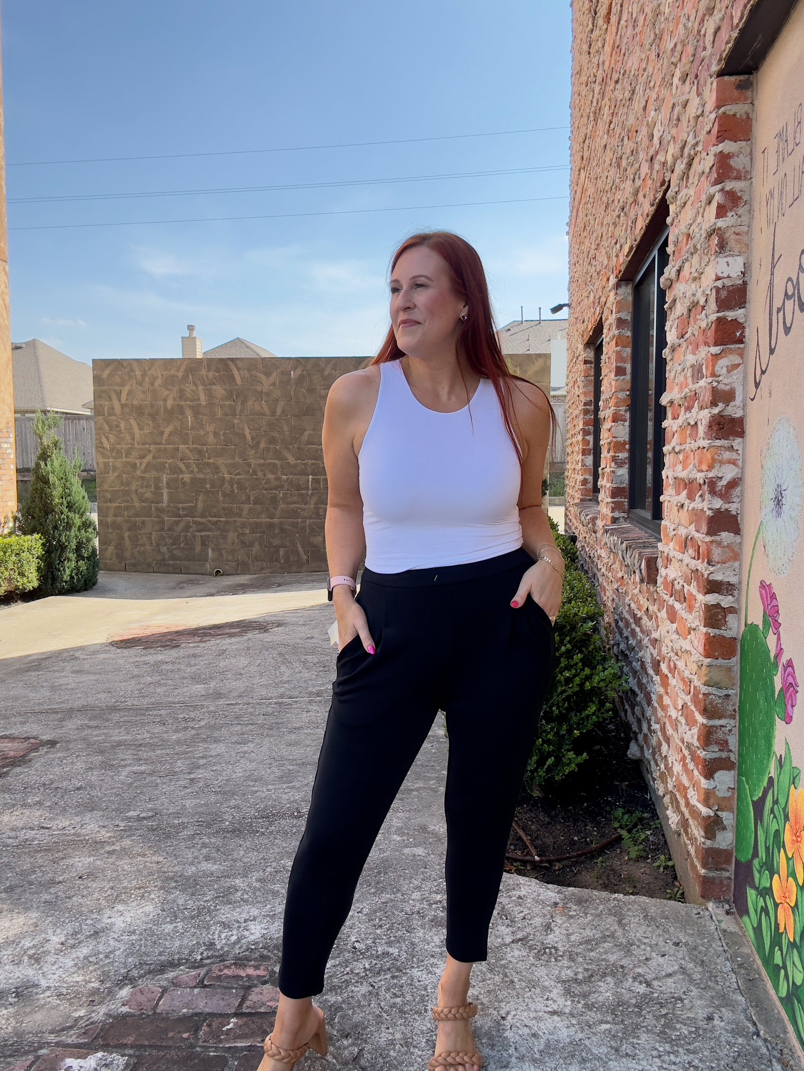 Pleated Scuba Trouser