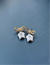 Soccer & Bow Earrings