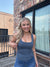 Blue soft tank everyday wear