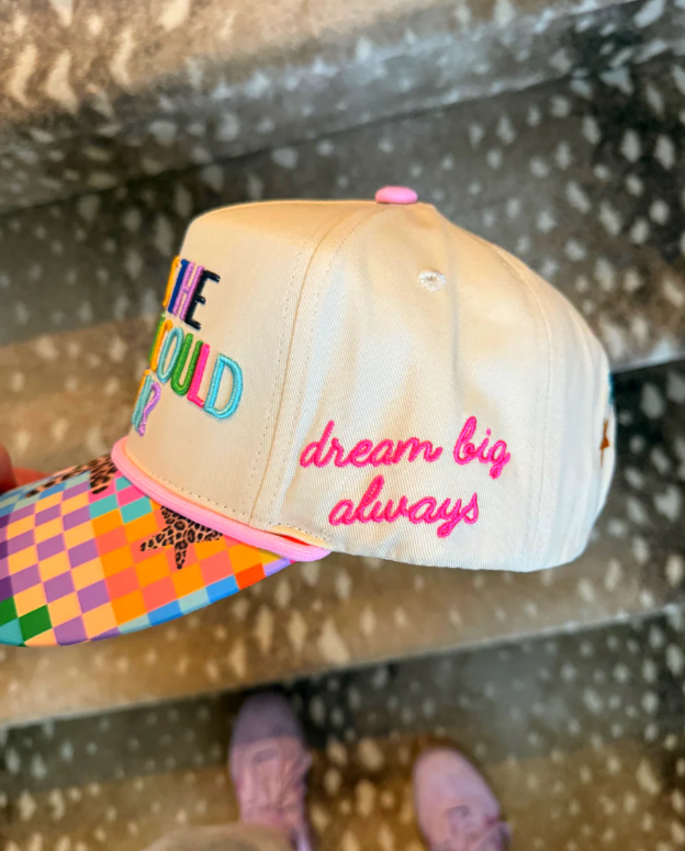 embroidered colorful hat