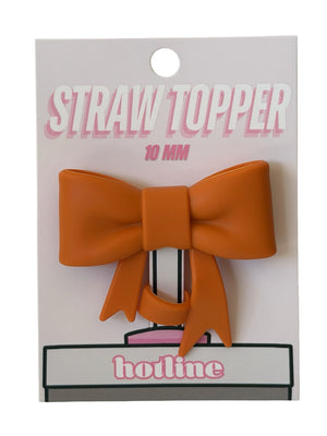 Bow Straw Toppers
