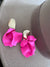 Hot Pink Petal Earrings