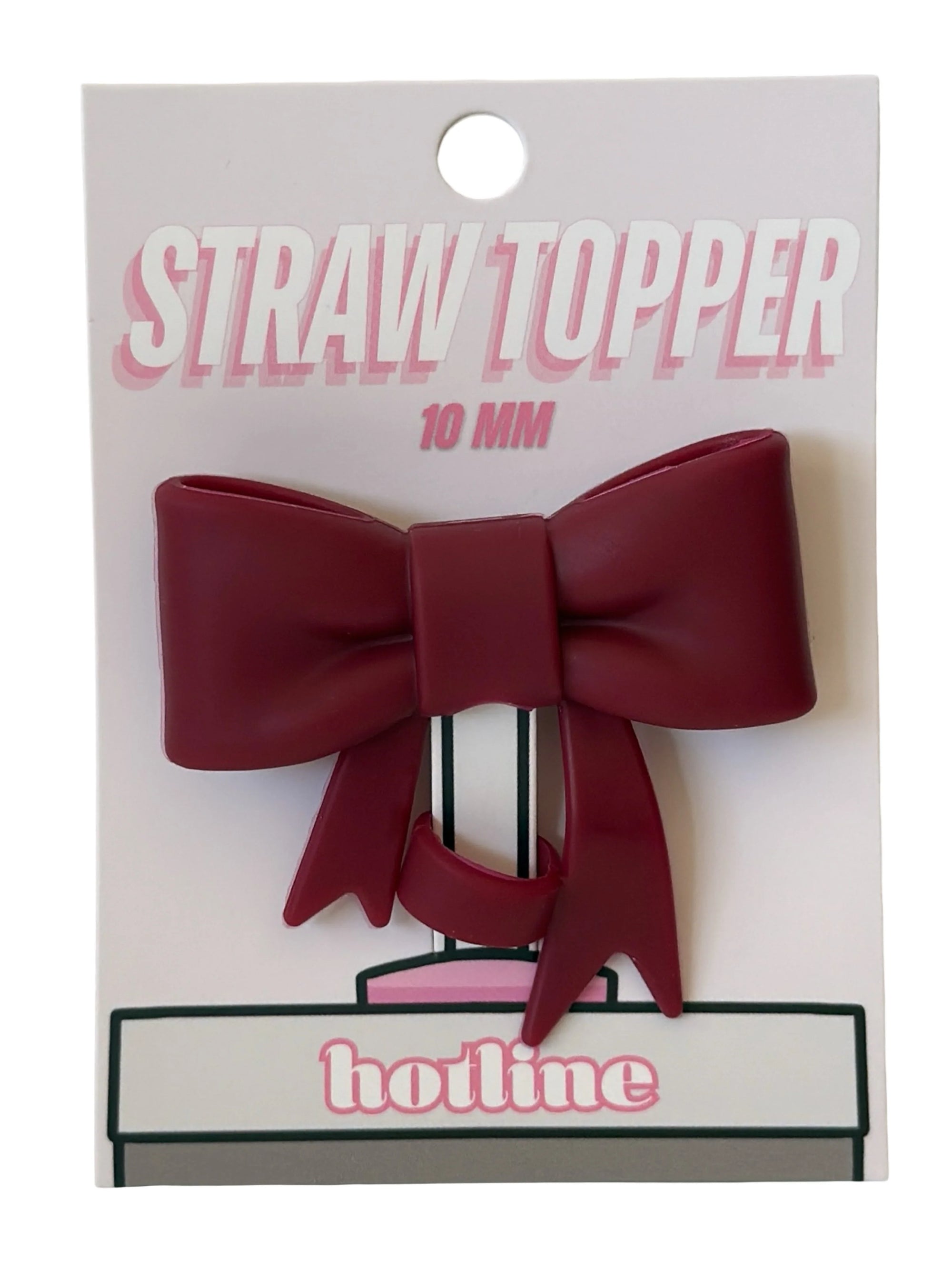 Bow Straw Toppers
