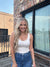 white tank boutique double layer everyday style