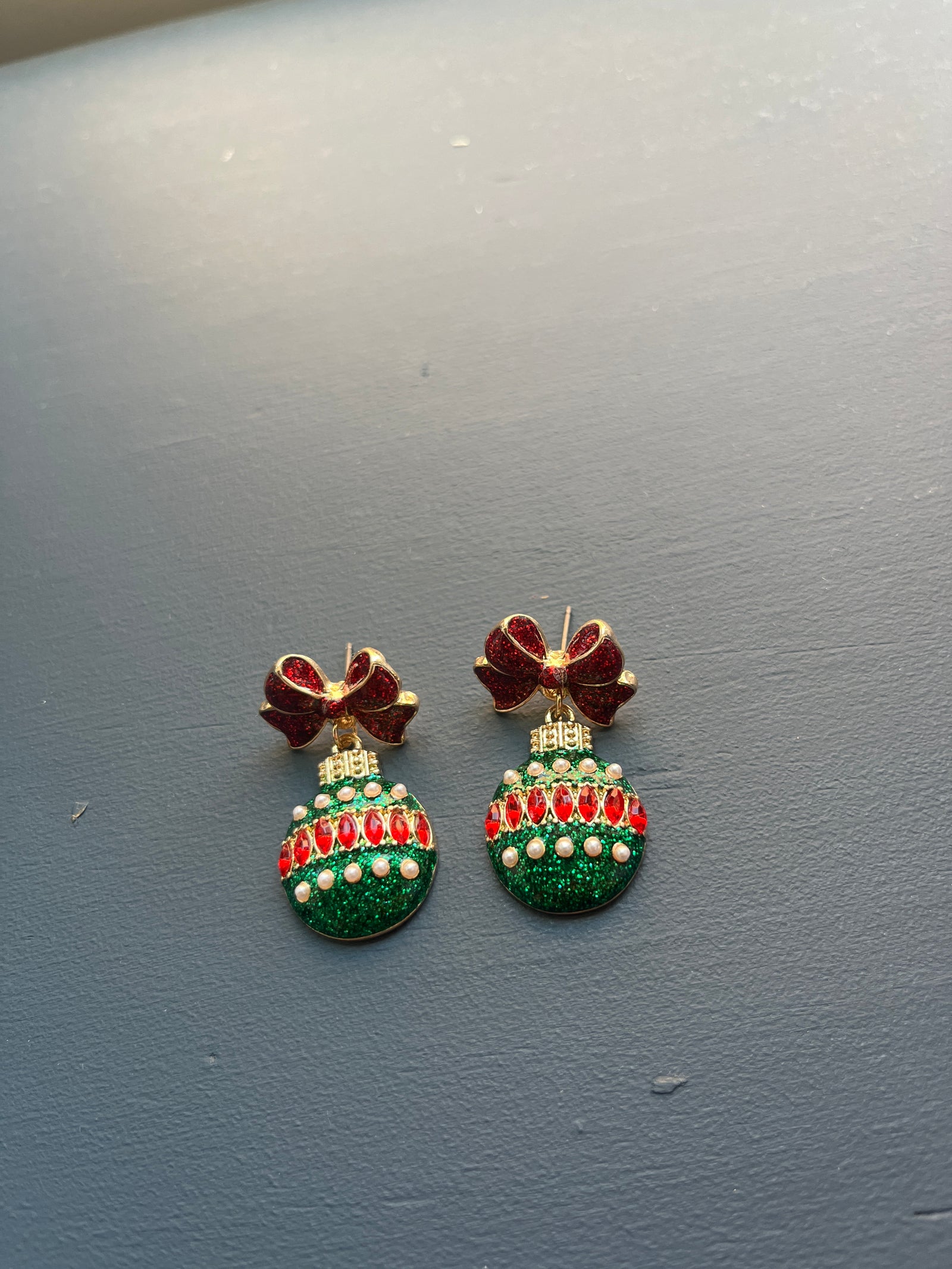 Ornament & Bow Earrings