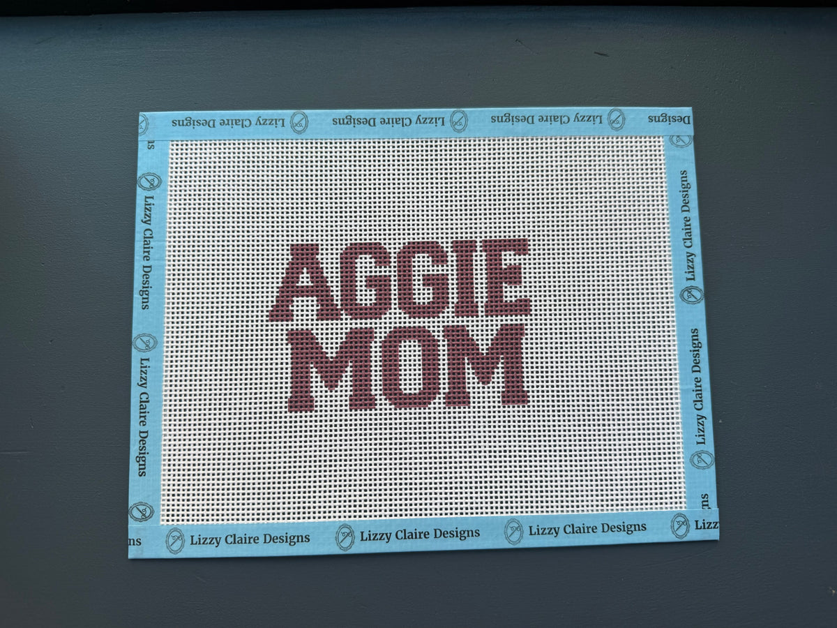 Aggie Mom Needlepoint Canvas