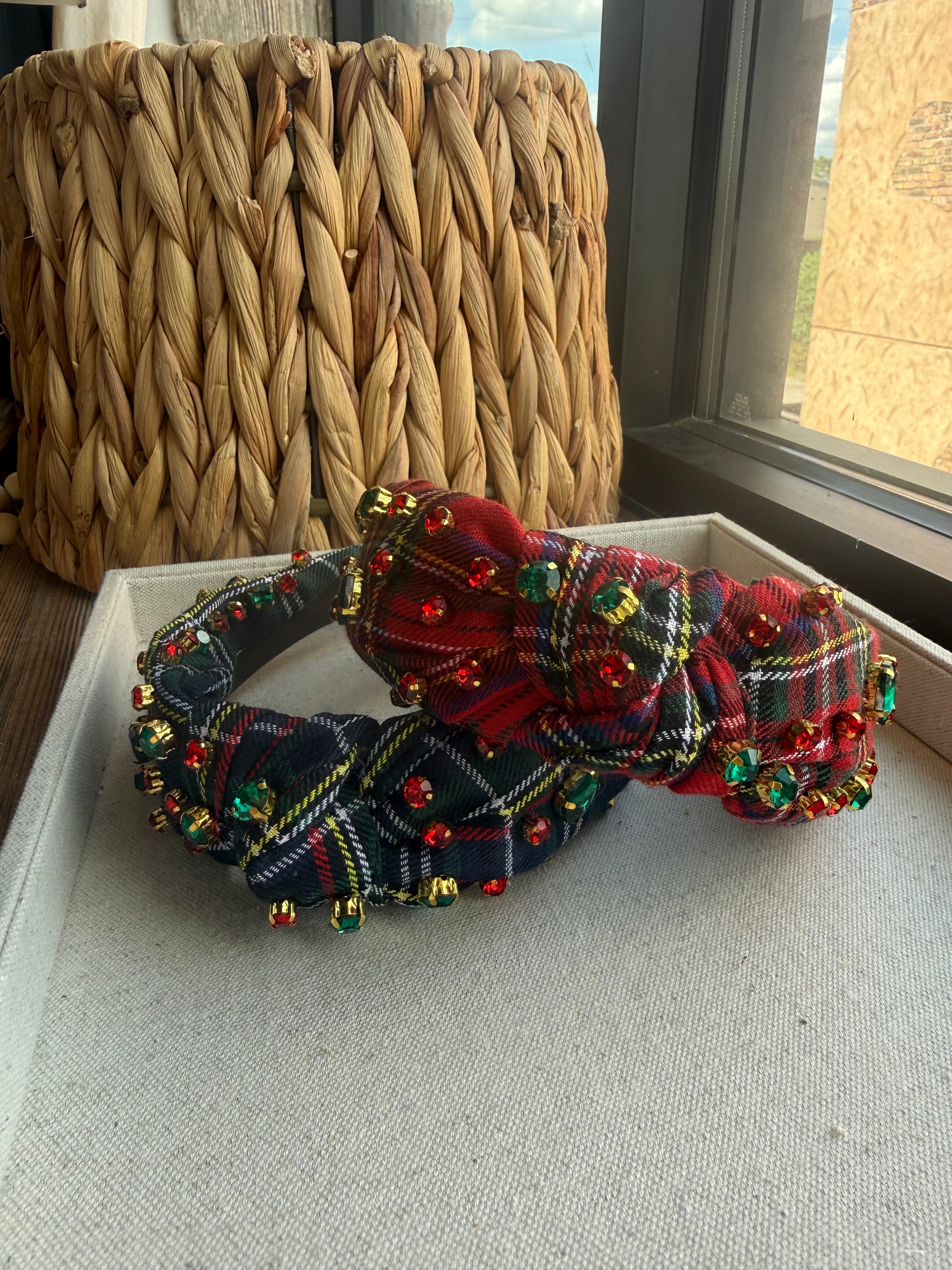 Christmas Plaid Headband