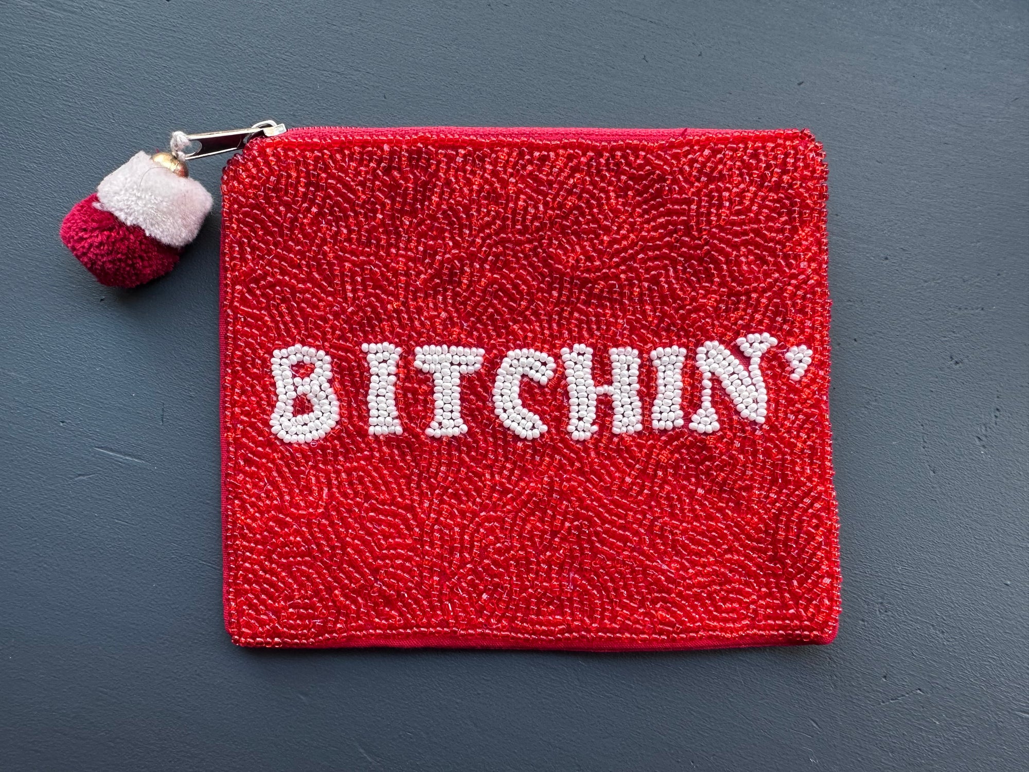 B*tchin Beaded Pouch