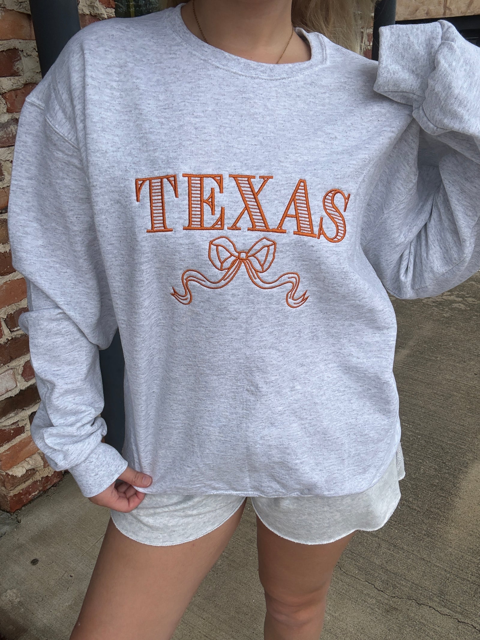 Texas Bow Sweatshirt