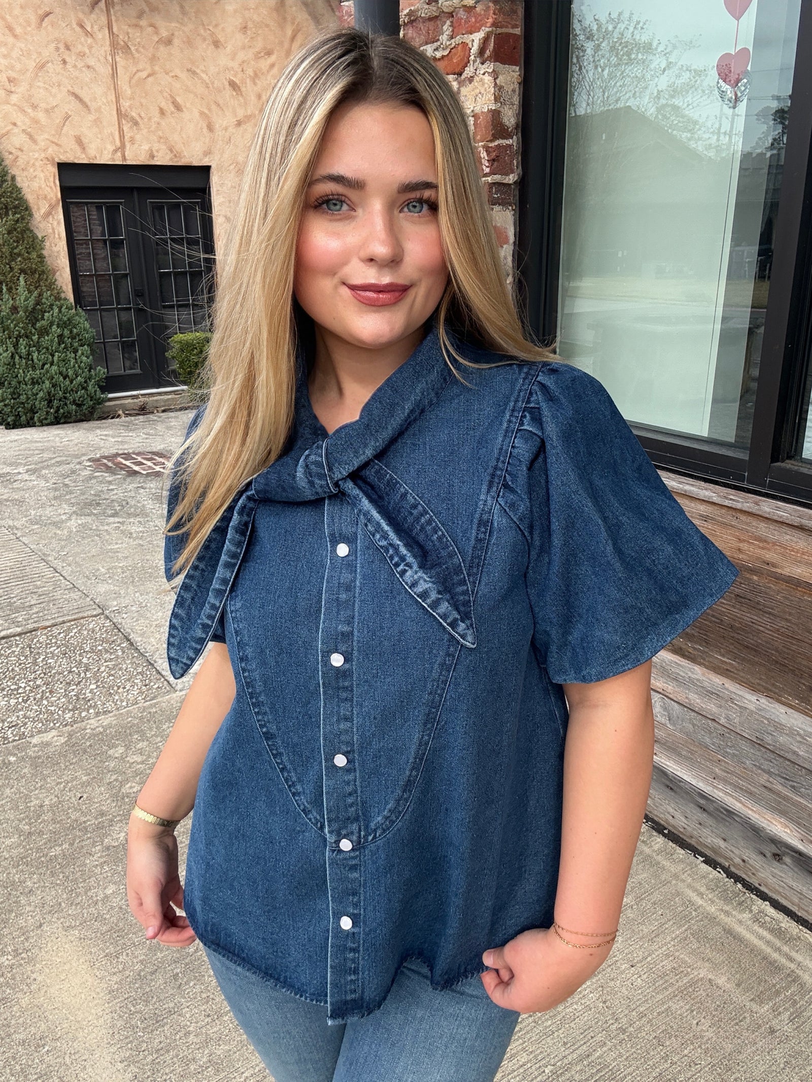 Blue Jean Babe Blouse
