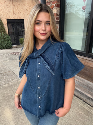 Blue Jean Babe Blouse