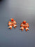 Football Bow Earrings