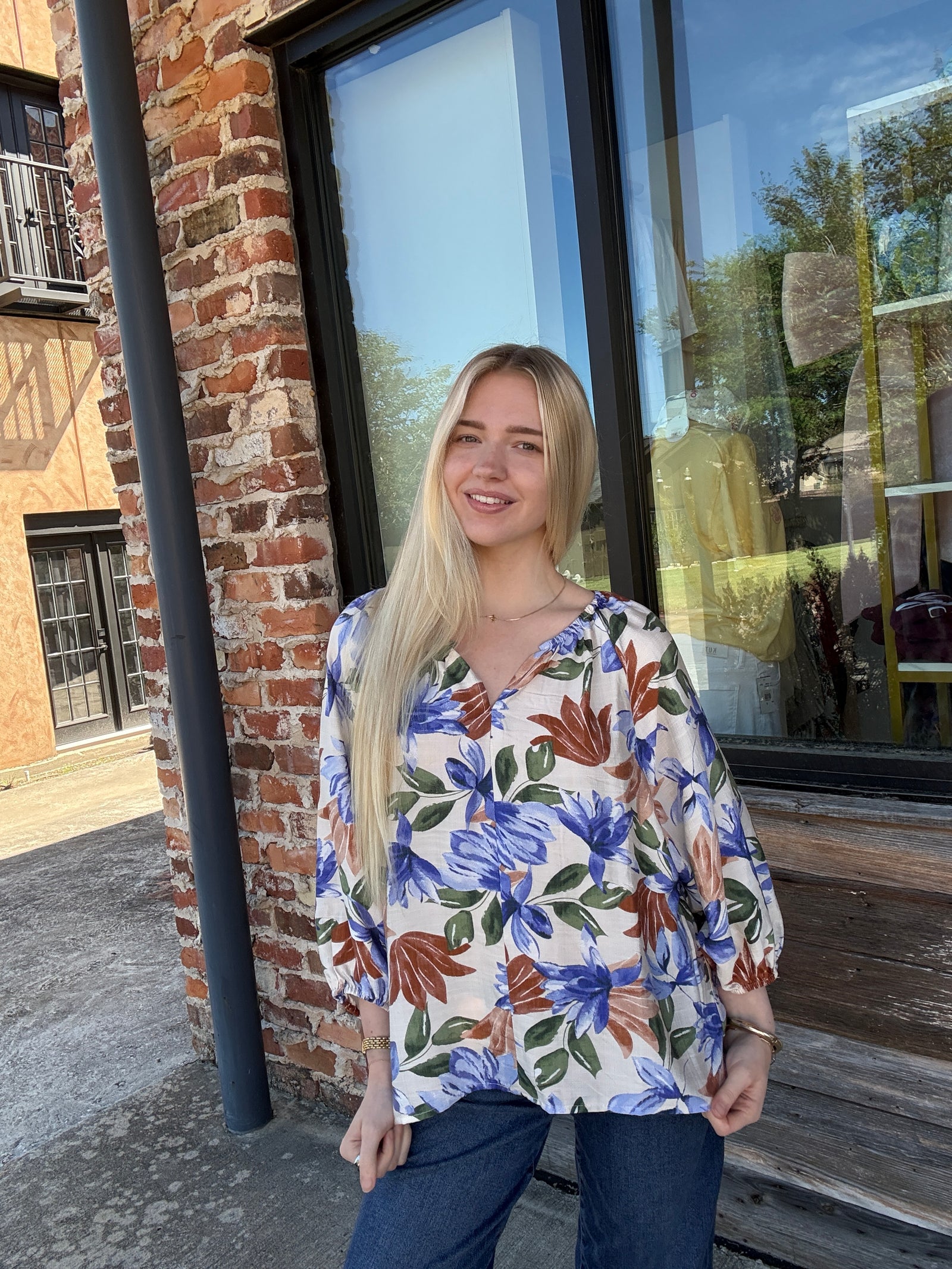 The Rosy Garden Blouse