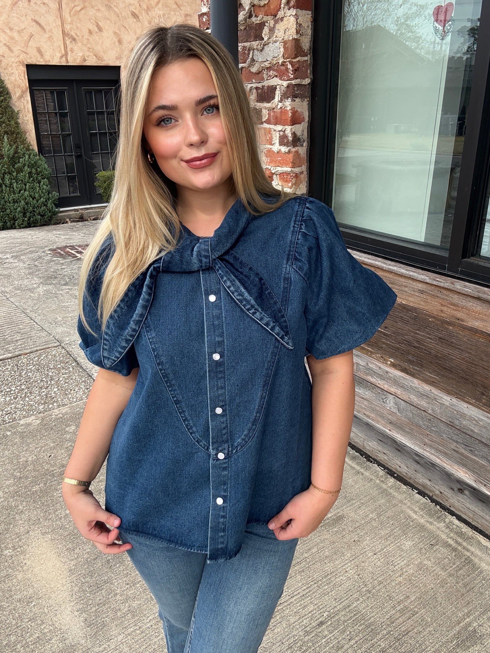 Blue Jean Babe Blouse