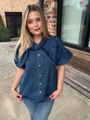 Blue Jean Babe Blouse