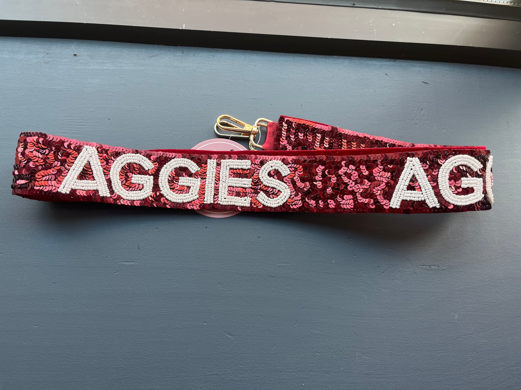 Texas A&M University Sequin Purse Strap