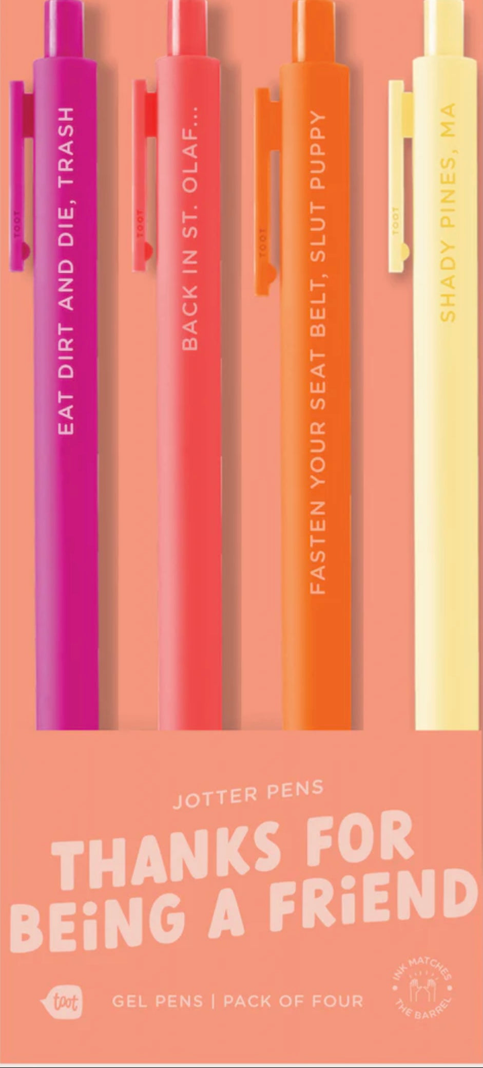 Thanks For Being A Friend Pen Set