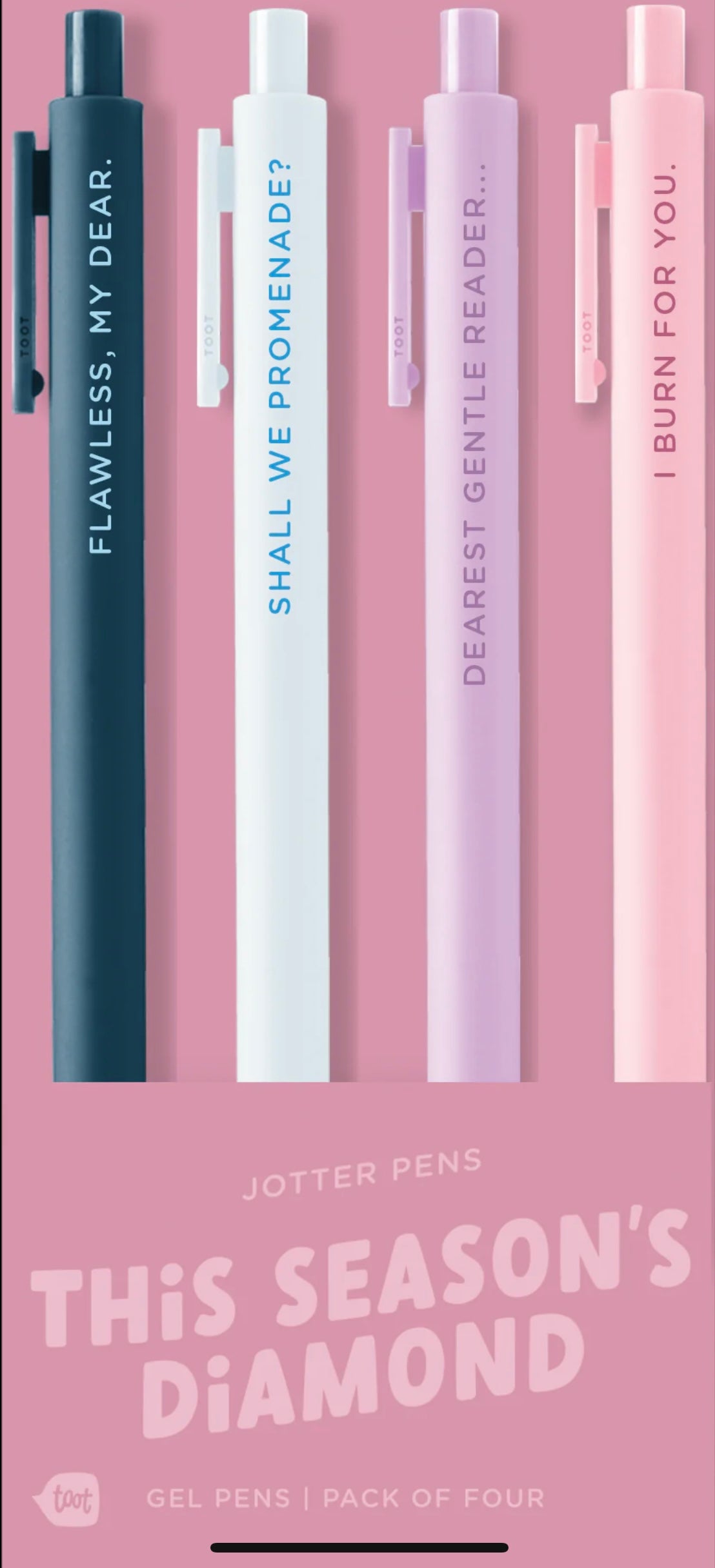 This Season’s Diamond Pen Set