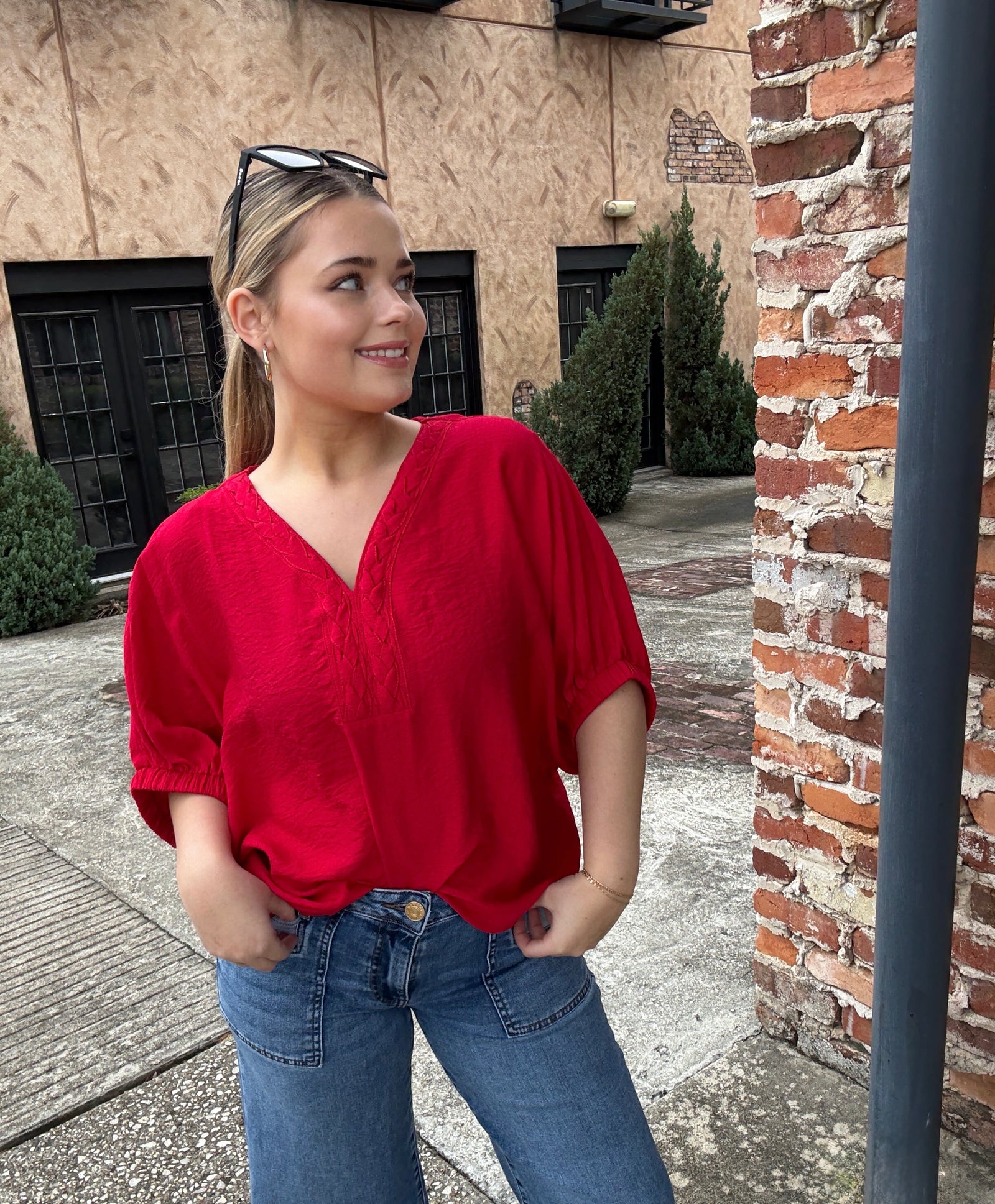 Scarlet Breeze Blouse