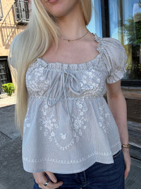 River Blue Top