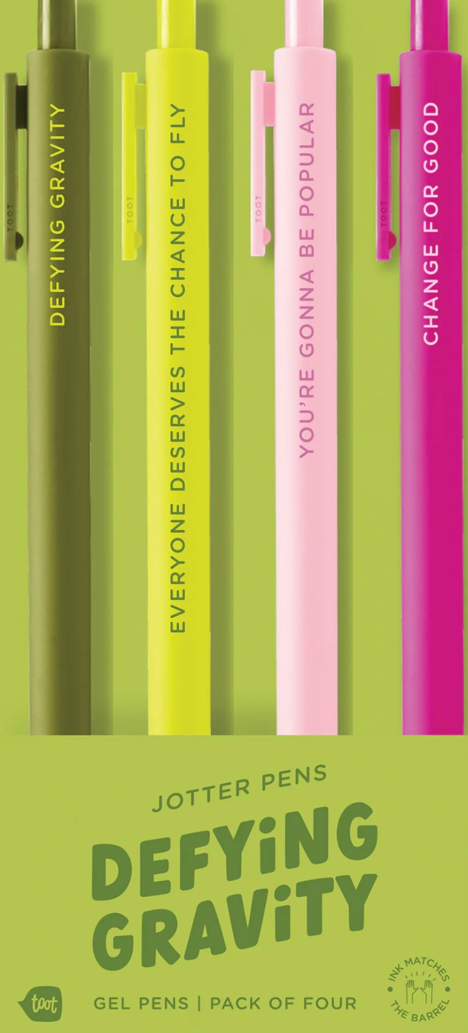 Defying Gravity Pen Set