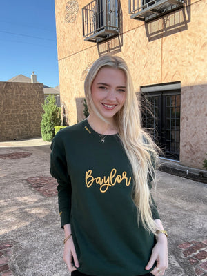 Baylor Embroidered Sweatshirt