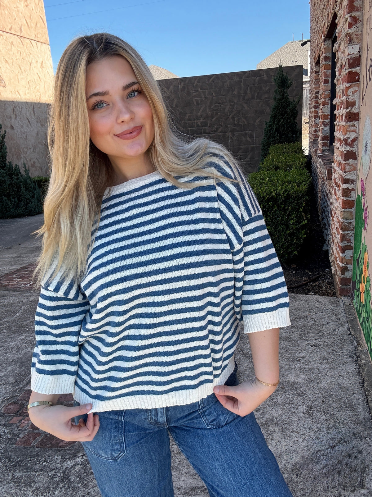 Eden Blue Top