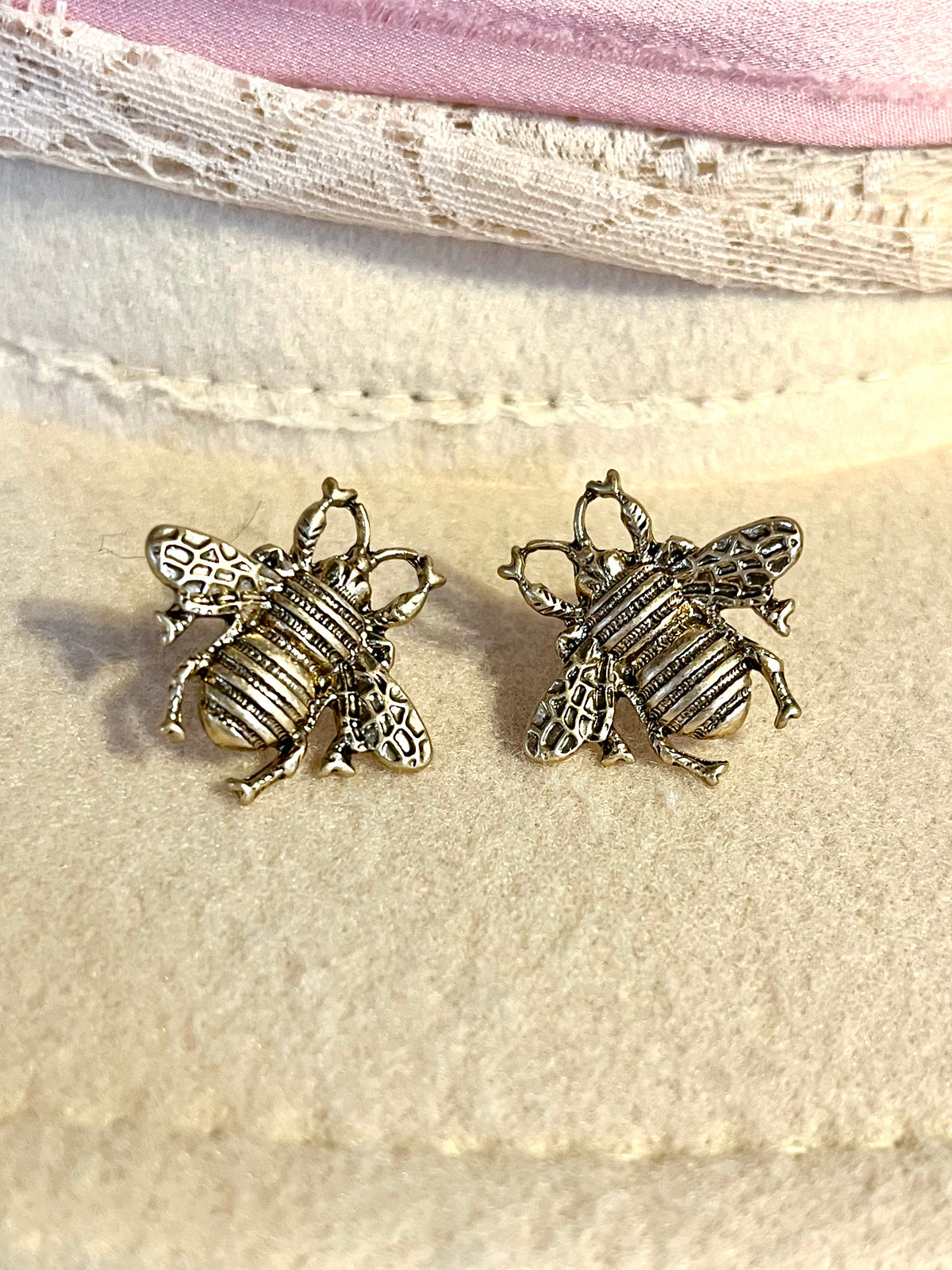 Golden Bee Earrings