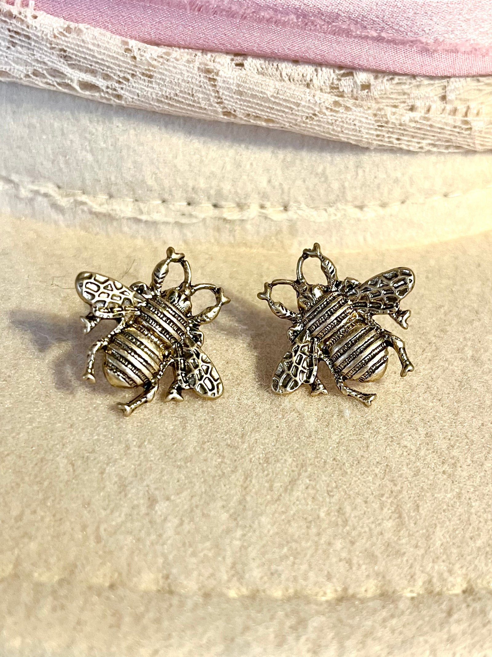 Golden Bee Earrings